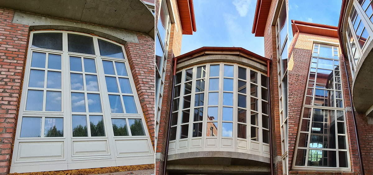 панорамные окна в частном доме