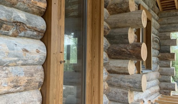 Браславские озера, окна из термососны