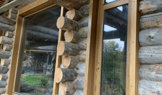 Браславские озера, окна из термососны