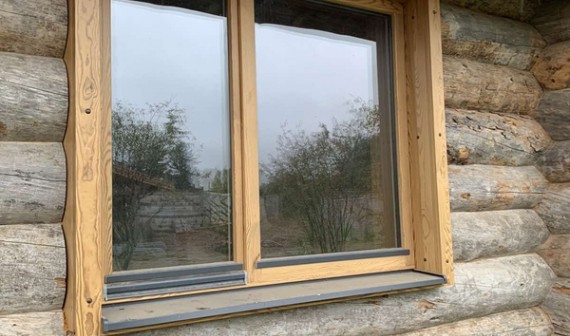 Браславские озера, окна из термососны