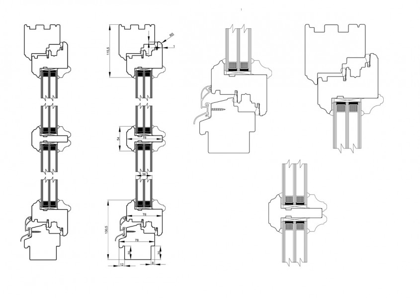 Retro Line Рустикальное окно  - 78/90 профиль